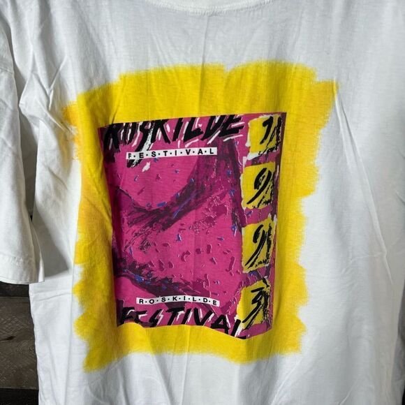 Vintage Roskilde Music Festival 1993 T Shirt XL - Picture 2 of 4